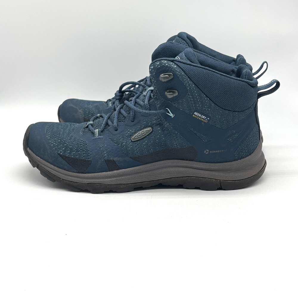 Keen Womens Terradora II KeenDry Waterproof Boots Blue Sz 7.5 Hiking READ - Picture 6 of 10